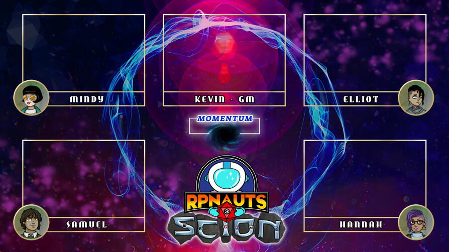 RPNauts Scion TTRPG stream overlay