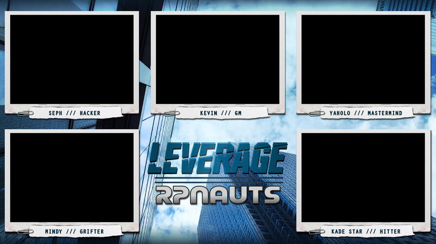 Leverage TTRPG stream overlay Leverage TTRPG stream overlay