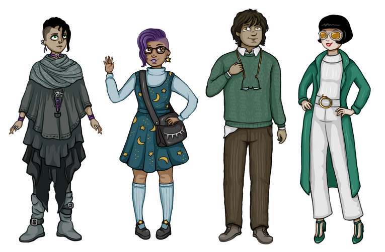 RPNauts character art RPNauts character art