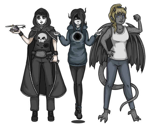 Pulp Punch-Up character art